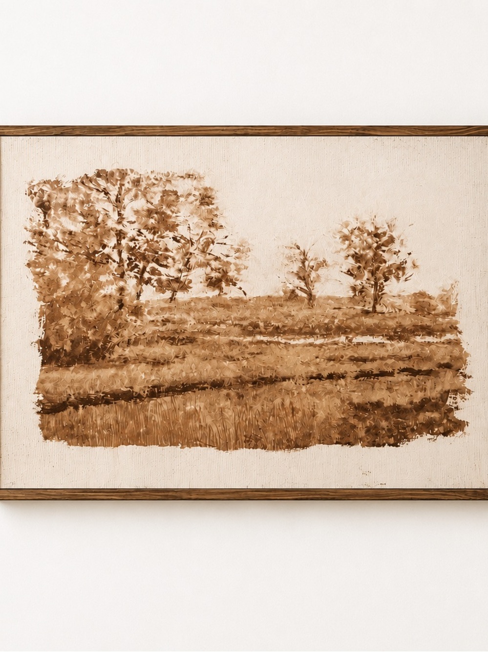 Hobby Lobby Sepia Brown Tree Landscape Wall Art